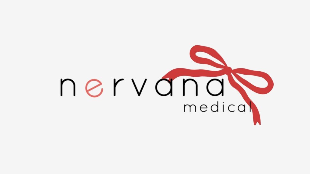 Red and Black Cute Holiday Christmas Logo