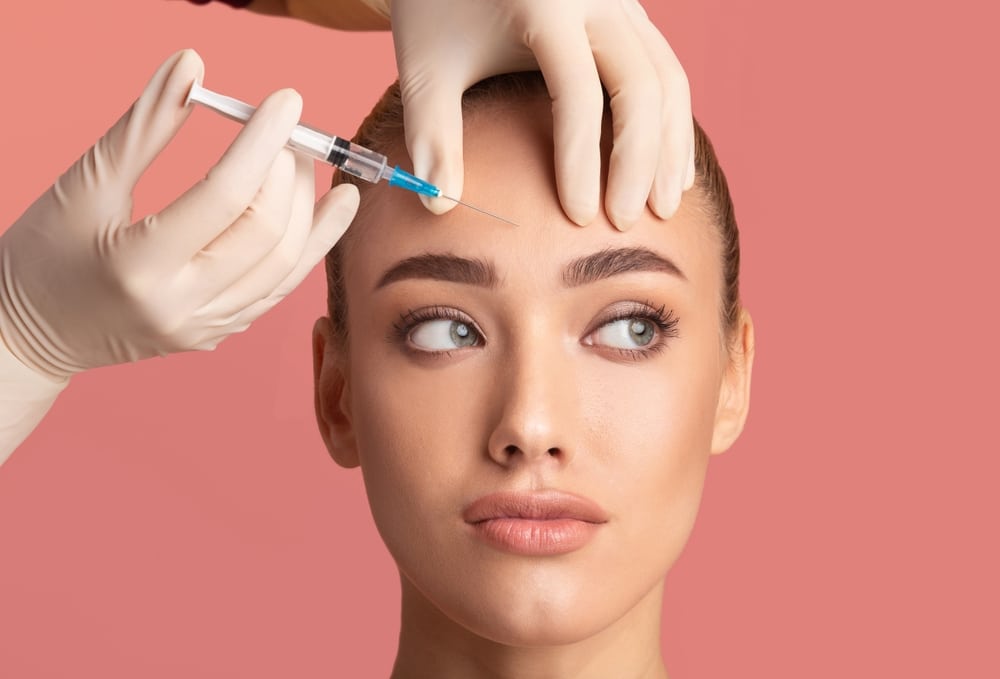 Skin,lifting,injection.,young,woman,receiving,botox,beauty,injection,in