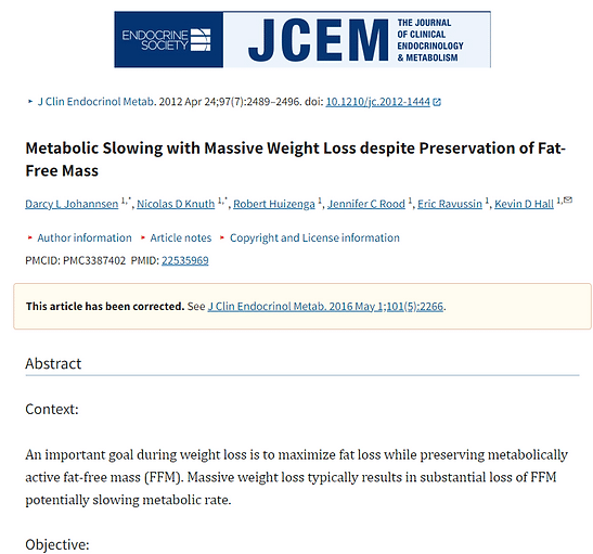 Why Should We Measure Metabolic Rate in Weight Loss Patients?