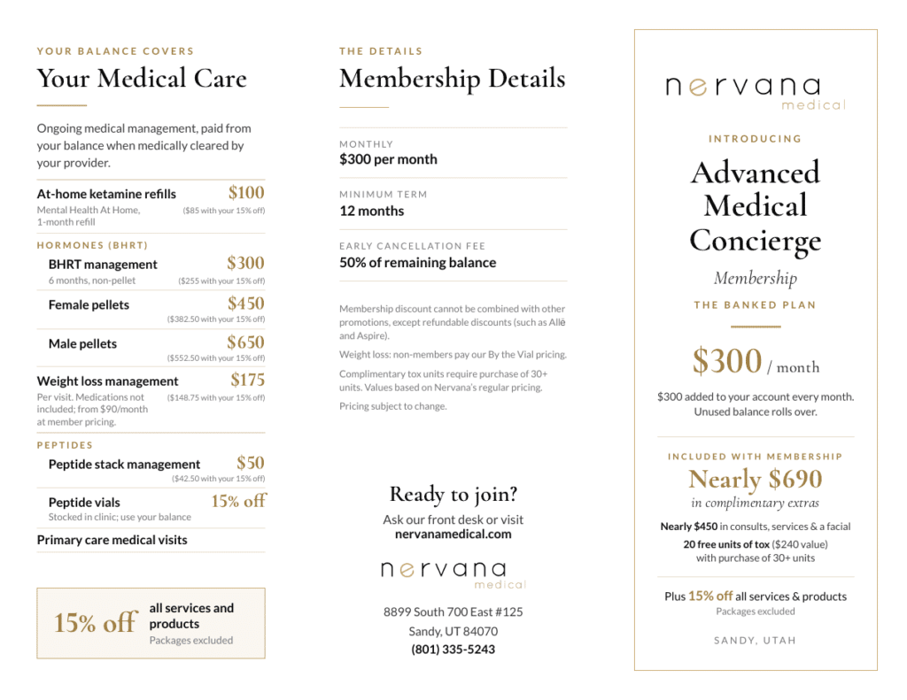 ac1 The Advanced Medical Concierge-Banked Plan: Your Care at Nervana, Paid From Your Balance